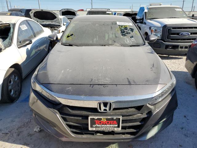 1HGCV1F17KA077709 - 2019 HONDA ACCORD LX GRAY photo 5