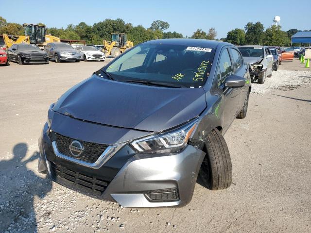 3N1CN8EV5ML864913 - 2021 NISSAN VERSA SV GRAY photo 2