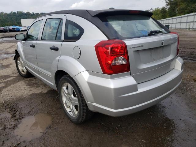 1B3HB48B67D321653 - 2007 DODGE CALIBER SX SILVER photo 3