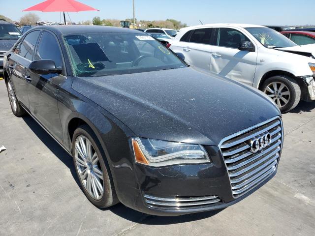 WAUAGAFD5DN032934 - 2013 AUDI A8 QUATTRO BLACK photo 1