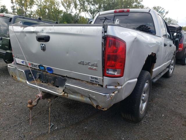 1D7HU18D55J601450 - 2005 DODGE RAM PICKUP SILVER photo 4