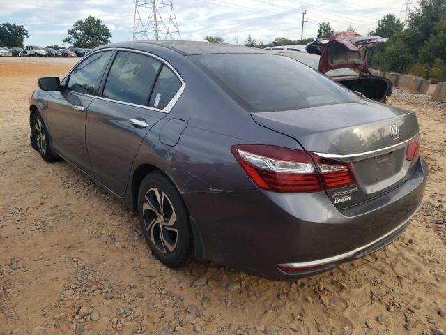 1HGCR2F36GA068972 - 2016 HONDA ACCORD LX GRAY photo 3