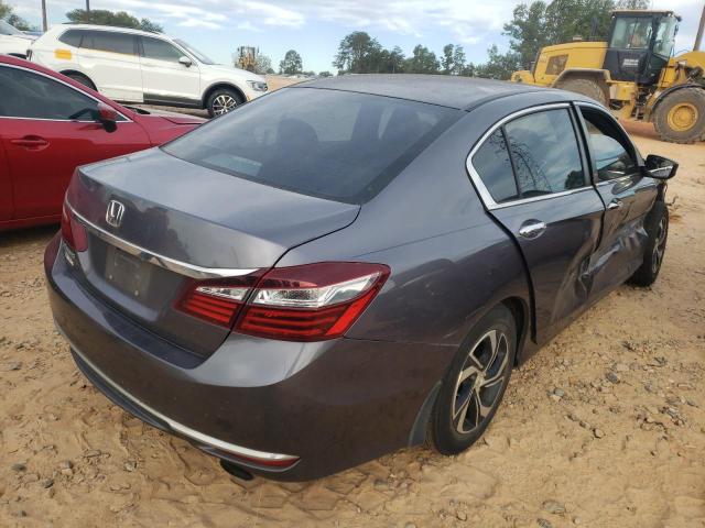 1HGCR2F36GA068972 - 2016 HONDA ACCORD LX GRAY photo 4