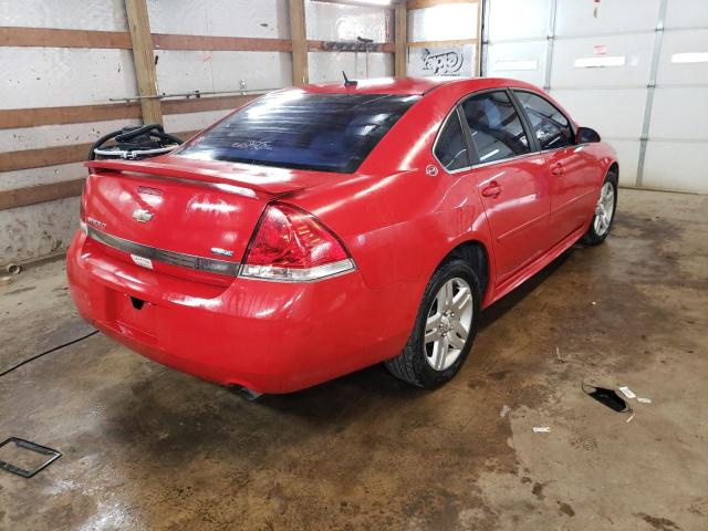 2G1WC57MX91213829 - 2009 CHEVROLET IMPALA 2LT RED photo 4