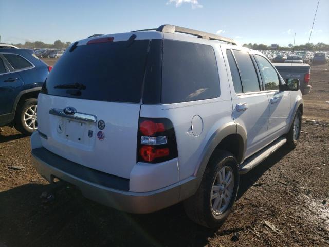 1FMEU6EEXAUA97280 - 2010 FORD EXPLORER E WHITE photo 4