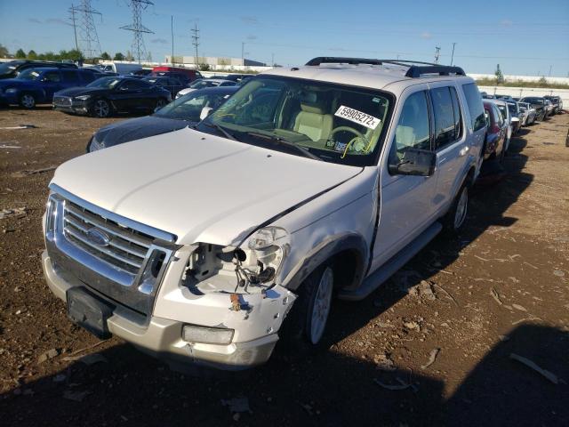 1FMEU6EEXAUA97280 - 2010 FORD EXPLORER E WHITE photo 9