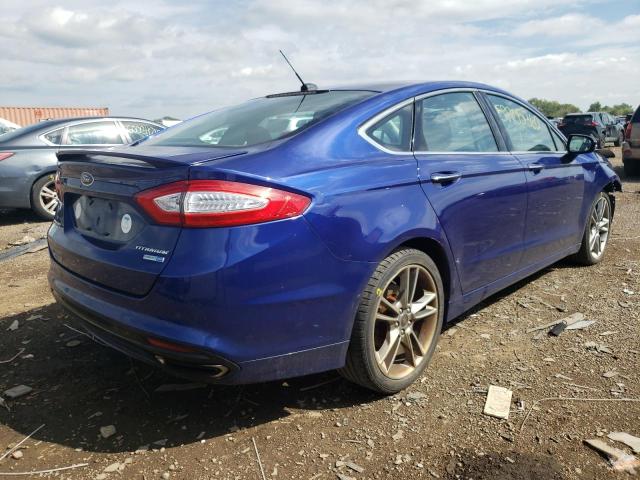 3FA6P0D91GR137236 - 2016 FORD FUSION TIT BLUE photo 4