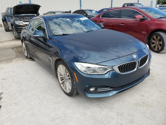 WBA3V5C58EP747604 - 2014 BMW 428 I BLUE photo 1