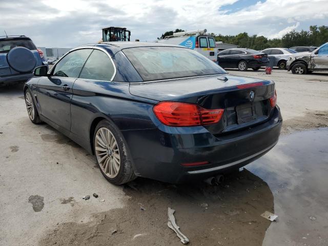 WBA3V5C58EP747604 - 2014 BMW 428 I BLUE photo 3