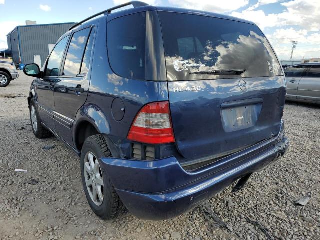 4JGAB72E0XA103998 - 1999 MERCEDES-BENZ ML 430 BLUE photo 3