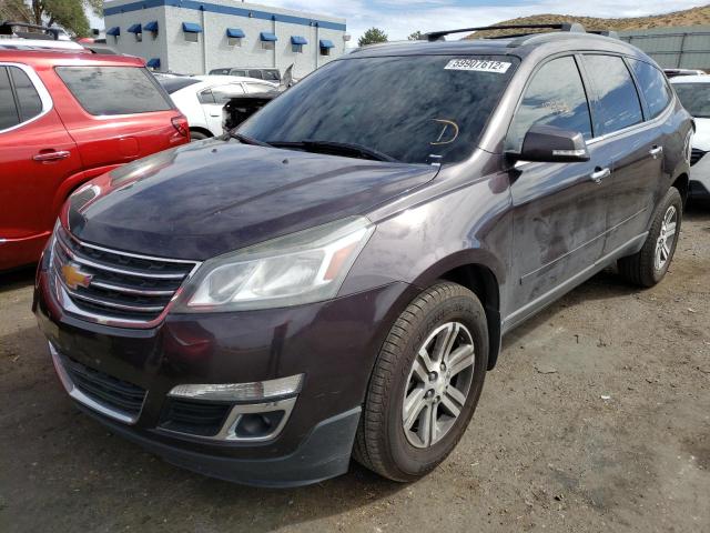 1GNKVGKD7FJ358211 - 2015 CHEVROLET TRAVERSE L PURPLE photo 2