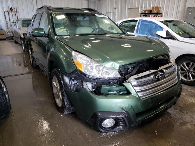 4S4BRDLC2E2247376 - 2014 SUBARU OUTBACK 3. GREEN photo 1