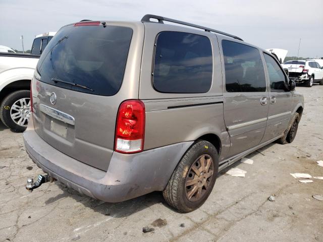 5GADV23L26D158556 - 2006 BUICK TERRAZA CX TAN photo 4