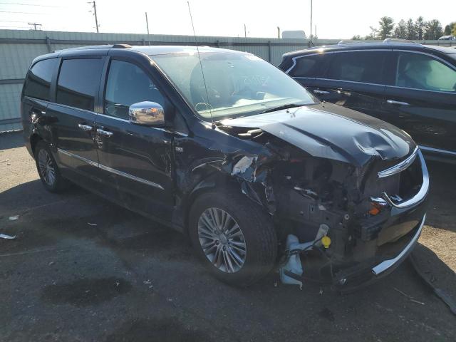 2C4RC1CG2ER455264 - 2014 CHRYSLER TOWN & COU BLACK photo 1