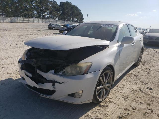 JTHBK262285079949 - 2008 LEXUS IS 250 WHITE photo 2