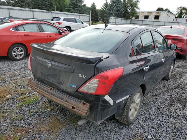 3N1CN7AP9EL858969 - 2014 NISSAN VERSA S BLACK photo 4