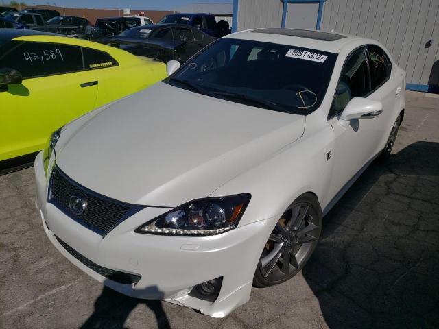 JTHBE5C2XB5028252 - 2011 LEXUS IS 350 WHITE photo 2