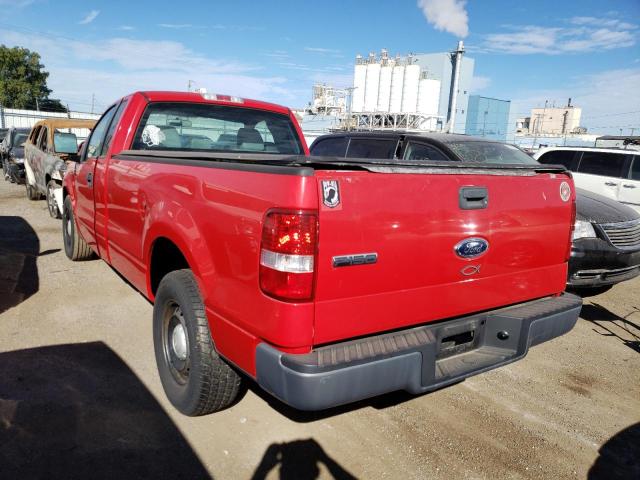 1FTRF12245NB10733 - 2005 FORD F150 RED photo 3