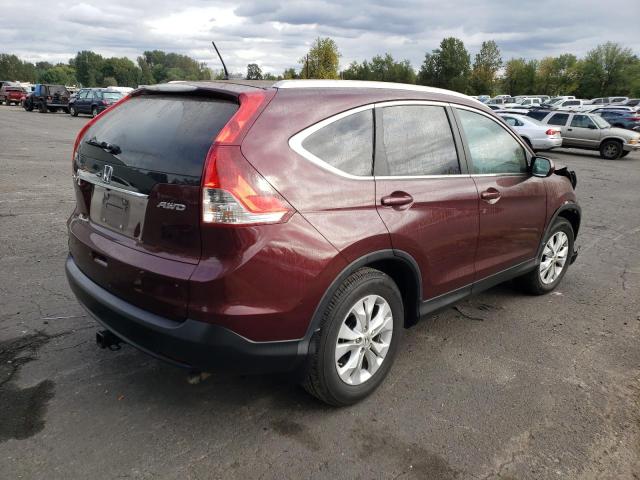 5J6RM4H71DL072117 - 2013 HONDA CR-V EXL BURGUNDY photo 4