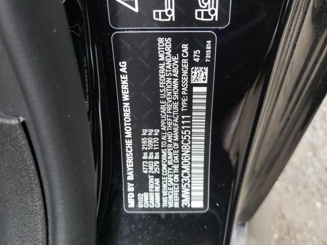 3MW53CM06N8C55111 - 2022 BMW M240XI BLACK photo 10