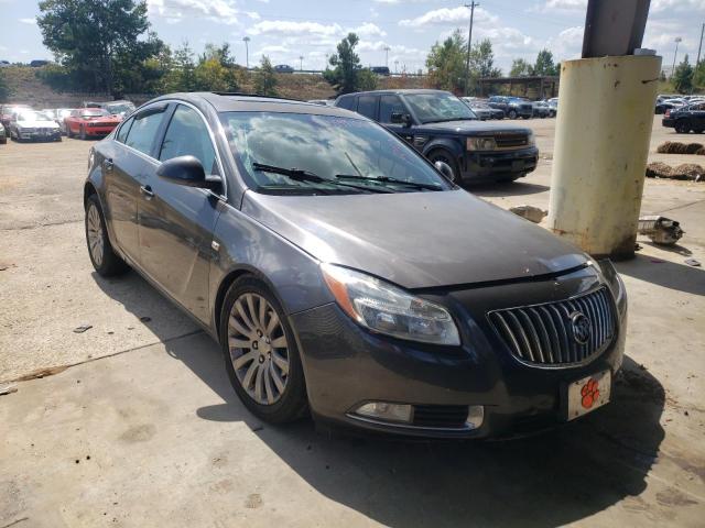 W04GT5GC2B1011981 - 2011 BUICK REGAL CXL GRAY photo 1