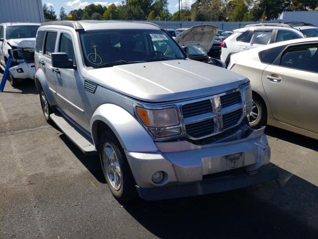 1D8GT58KX7W592279 - 2007 DODGE NITRO SILVER photo 1