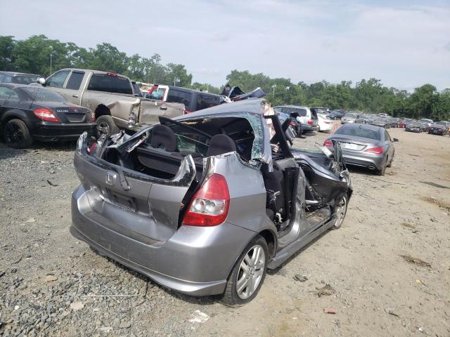 JHMGD38657S023705 - 2007 HONDA FIT S 银色 照片 4