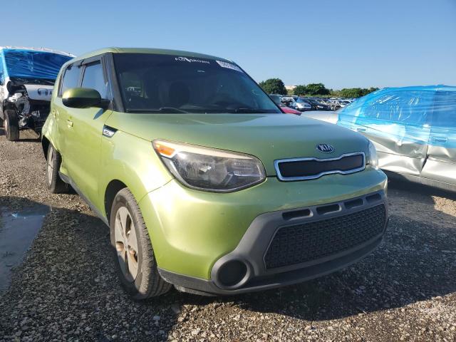 KNDJN2A20F7807734 - 2015 KIA SOUL GREEN photo 1