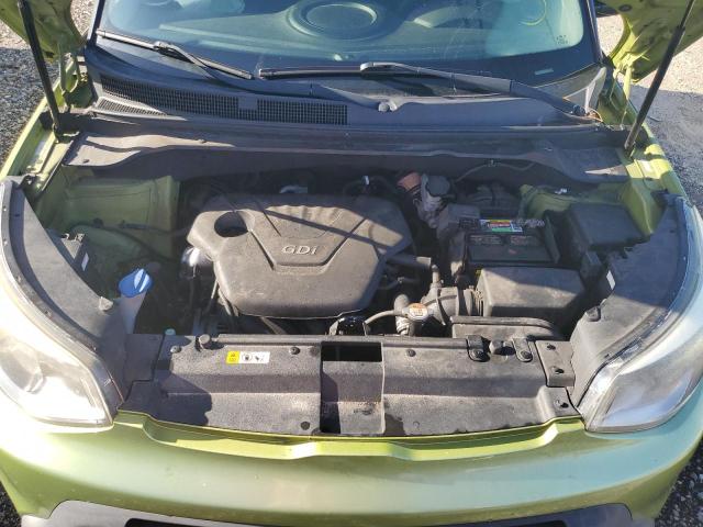 KNDJN2A20F7807734 - 2015 KIA SOUL GREEN photo 7