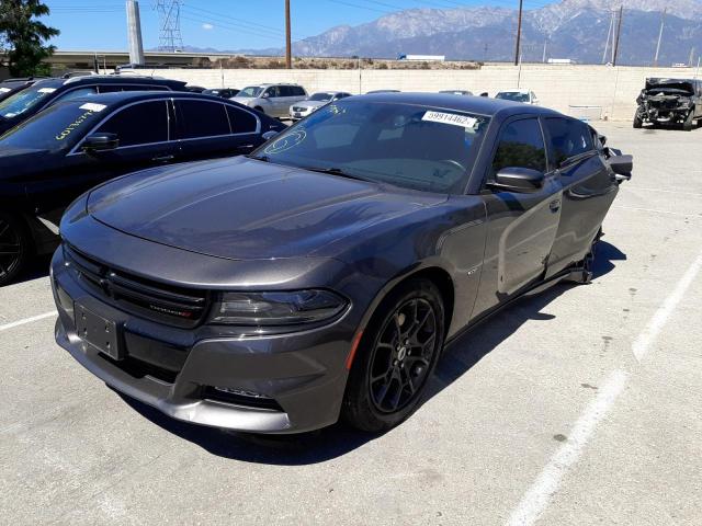 2C3CDXJG1JH136189 - 2018 DODGE CHARGER GT CHARCOAL photo 2