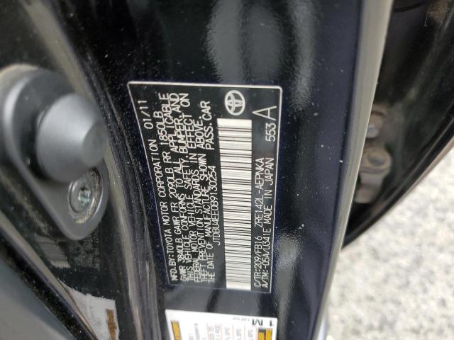 JTDBU4EE0B9130254 - 2011 TOYOTA COROLLA BASE  照片 10