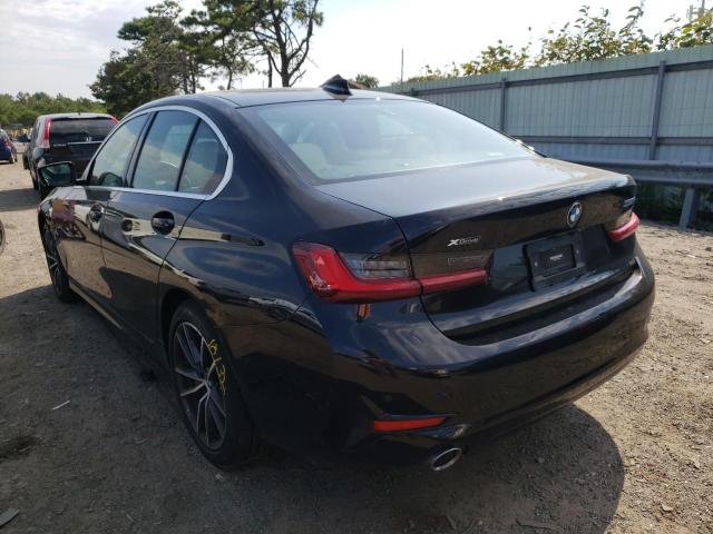 3MW5R7J06N8C63008 - 2022 BMW 330XI BLACK photo 3