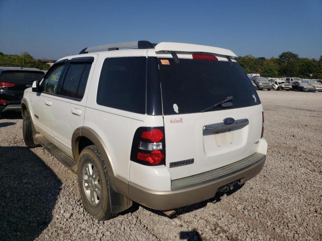 1FMEU64E76UA86391 - 2006 FORD EXPLORER E WHITE photo 3