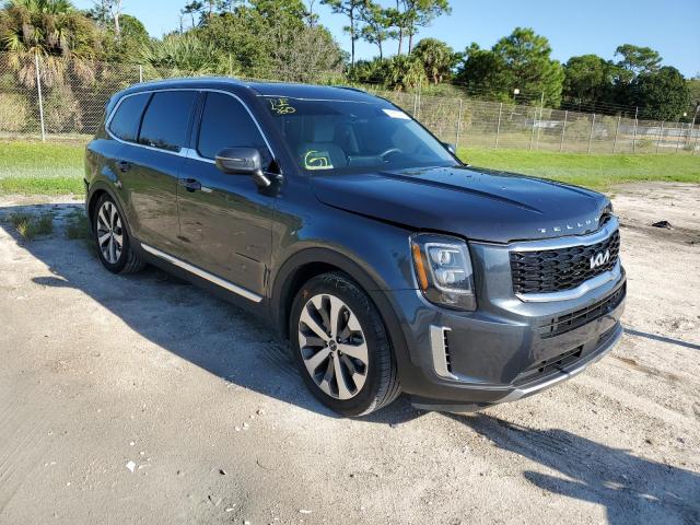 5XYP34HC8NG195424 - 2022 KIA TELLURIDE BLACK photo 1