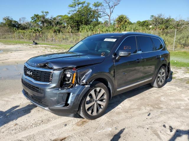 5XYP34HC8NG195424 - 2022 KIA TELLURIDE BLACK photo 2