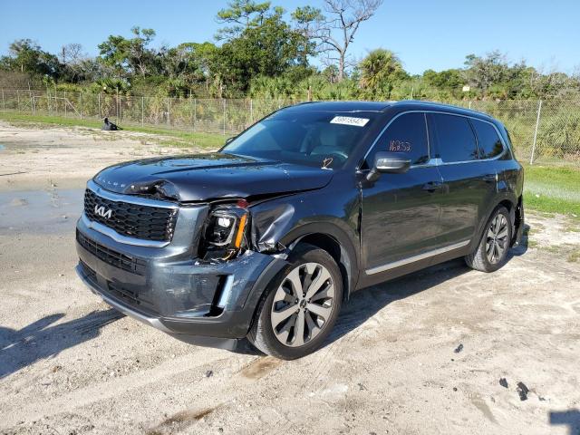 5XYP34HC8NG195424 - 2022 KIA TELLURIDE BLACK photo 9