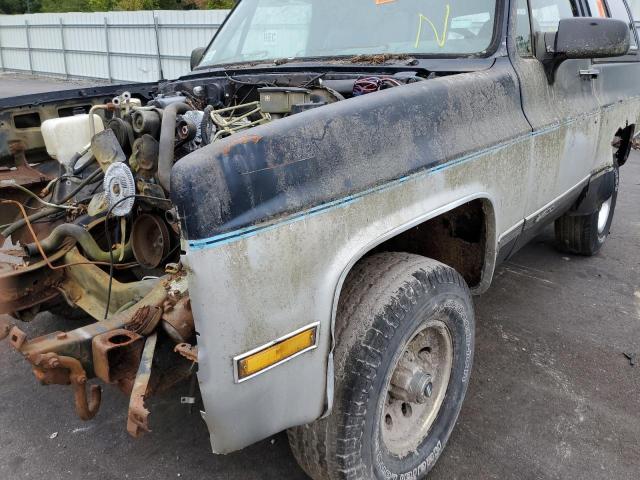 1GNEV18K4LF134215 - 1990 CHEVROLET BLAZER V10 BLUE photo 10