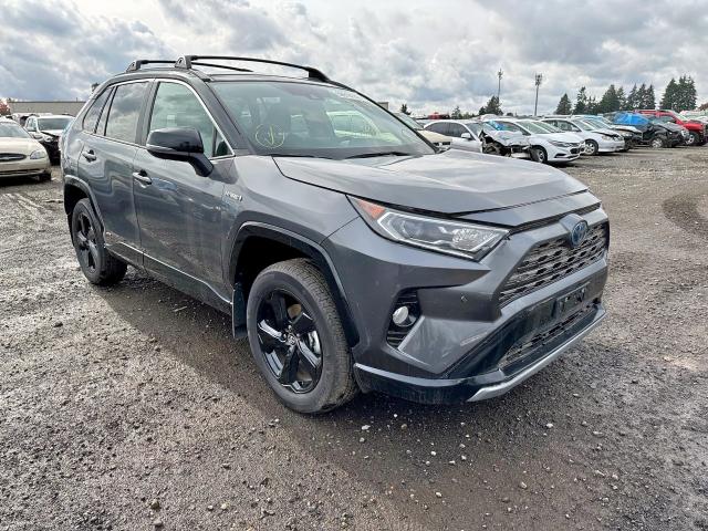 4T3E6RFV9MU008627 - 2021 TOYOTA RAV4 XSE GRAY photo 1