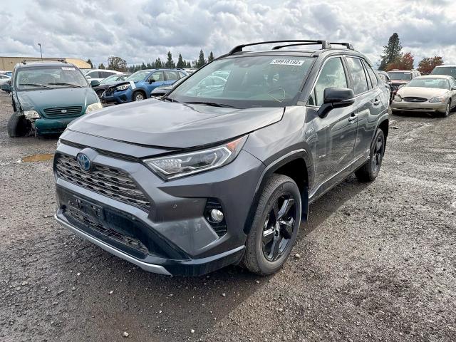 4T3E6RFV9MU008627 - 2021 TOYOTA RAV4 XSE GRAY photo 2