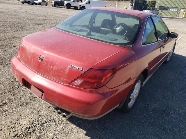 19UYA2250VL004433 - 1997 ACURA 3.0CL RED photo 4