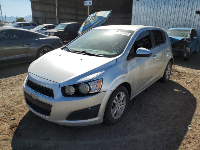 1G1JC6SG4E4105206 - 2014 CHEVROLET SONIC SILVER photo 2