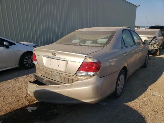 4T1BE32K36U669337 - 2006 TOYOTA CAMRY LE TAN photo 4