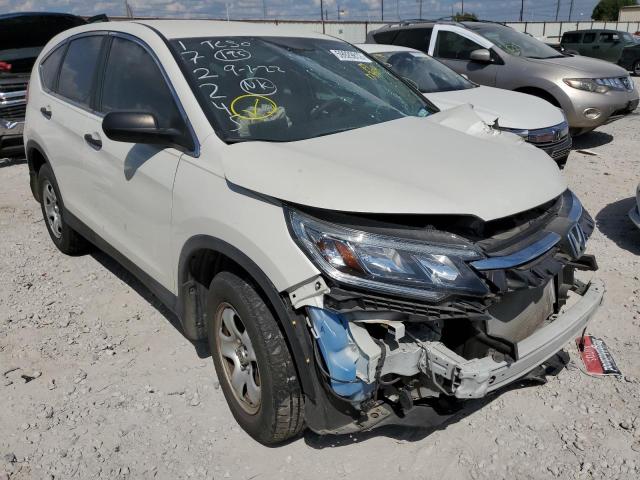 5J6RM4H31GL123584 - 2016 HONDA CR-V LX WHITE photo 1