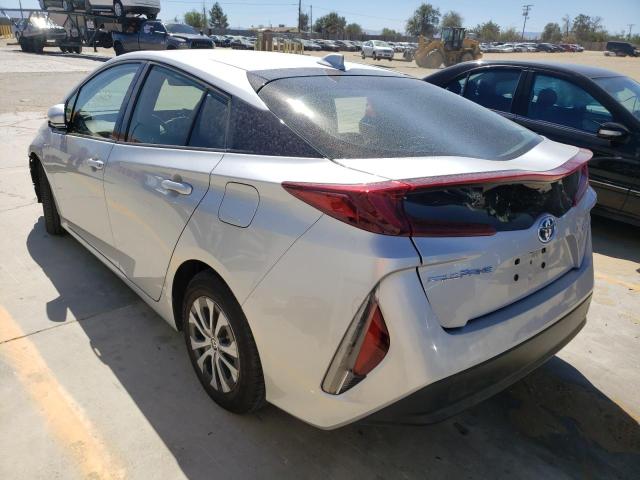JTDKARFP4L3137380 - 2020 TOYOTA PRIUS PRIM 银色 照片 3