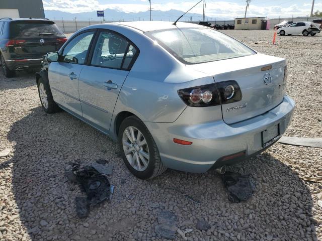 JM1BK32F281796343 - 2008 MAZDA 3 I BLUE photo 3