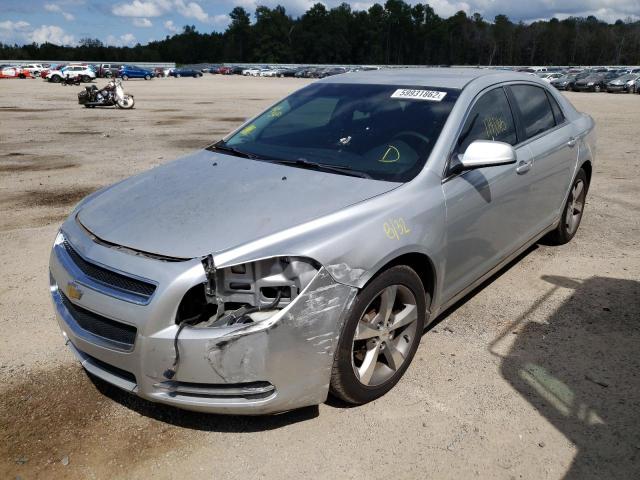 1G1ZC5E10BF168372 - 2011 CHEVROLET MALIBU 1LT 银色 照片 2