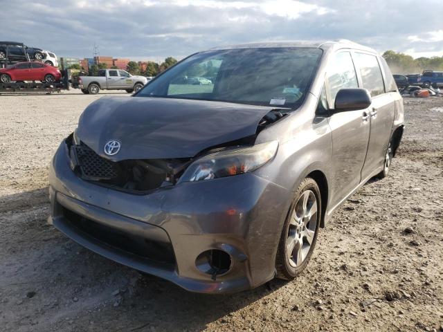 5TDXK3DC2DS326819 - 2013 TOYOTA SIENNA SPO GRAY photo 2