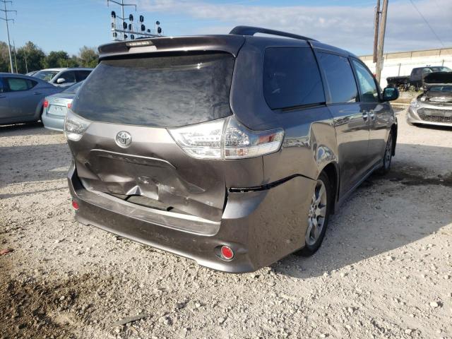 5TDXK3DC2DS326819 - 2013 TOYOTA SIENNA SPO GRAY photo 4