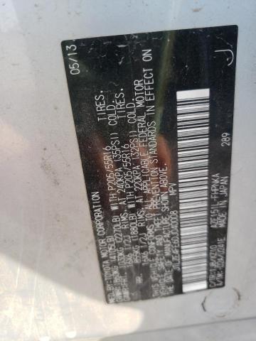 JTLZE4FE6DJ040008 - 2013 TOYOTA SCION XB 银色 照片 10