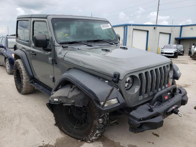 1C4GJXAG7LW215974 - 2020 JEEP WRANGLER S GRAY photo 1